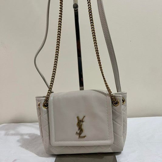 YSL Nolita Crossbody Bag – 6.2"H x 9"L x 2.3"W