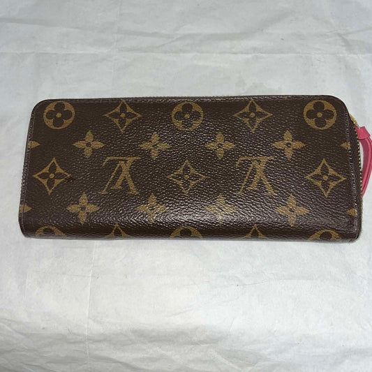 Louis Vuitton Clemence Zippy Wallet Purse, Monogram Canvas – 3.5"H x 7.9"L x 0.8"W