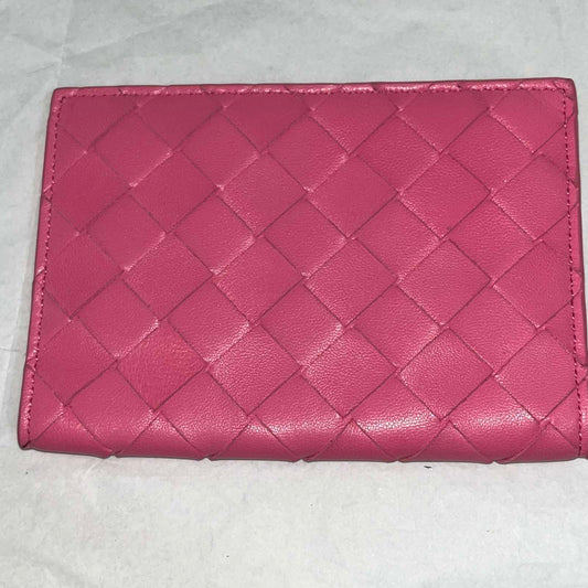 Bottega Veneta Passport Holder, Pink – 5.5"H x 3.9"L