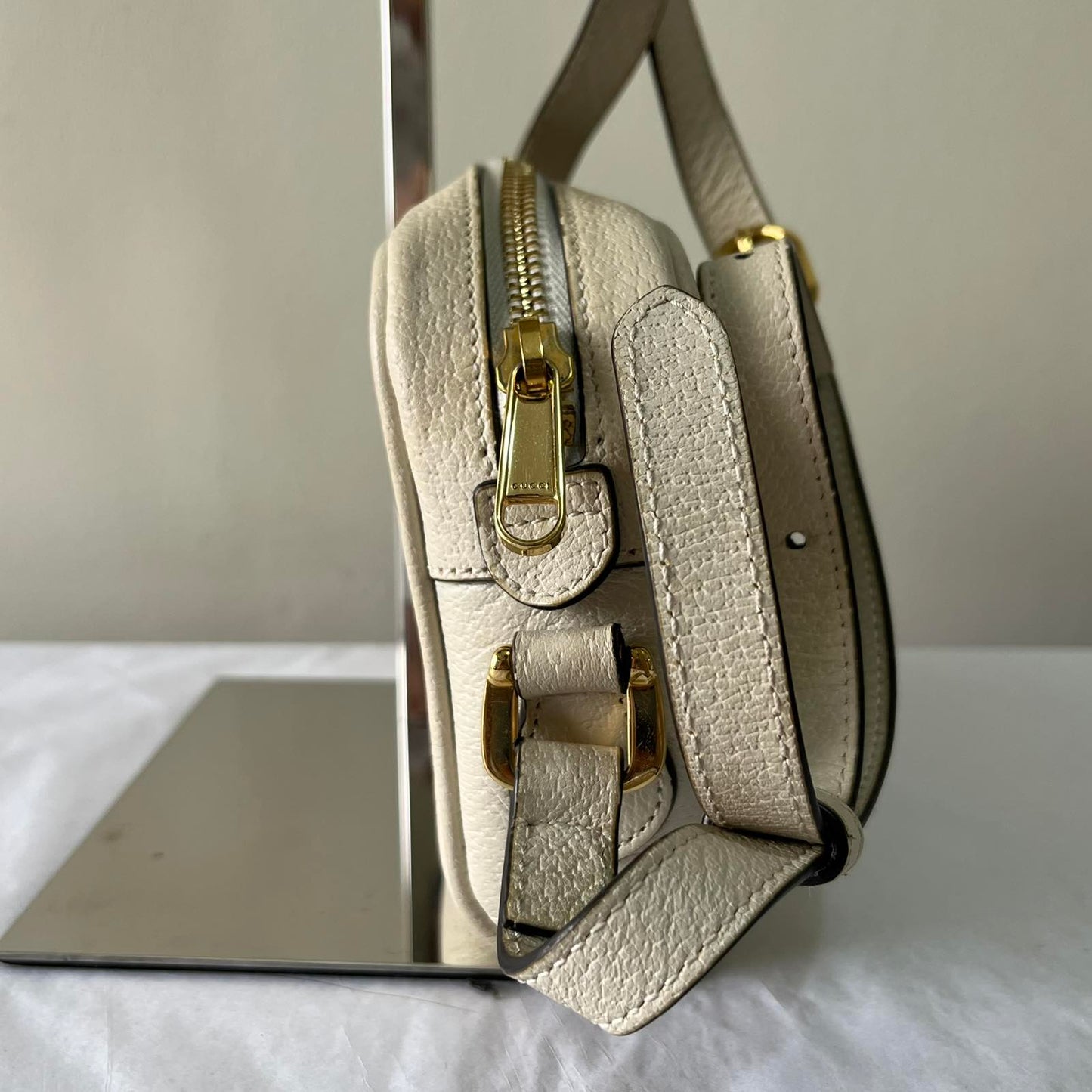 Gucci Mini Ophidia Crossbody Bag – 6.5"H x 7.5"L x 2"W
