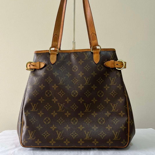 Louis Vuitton Batignolles Vertical Monogram Canvas – 12.2"H x 10.2"L x 5.1"W