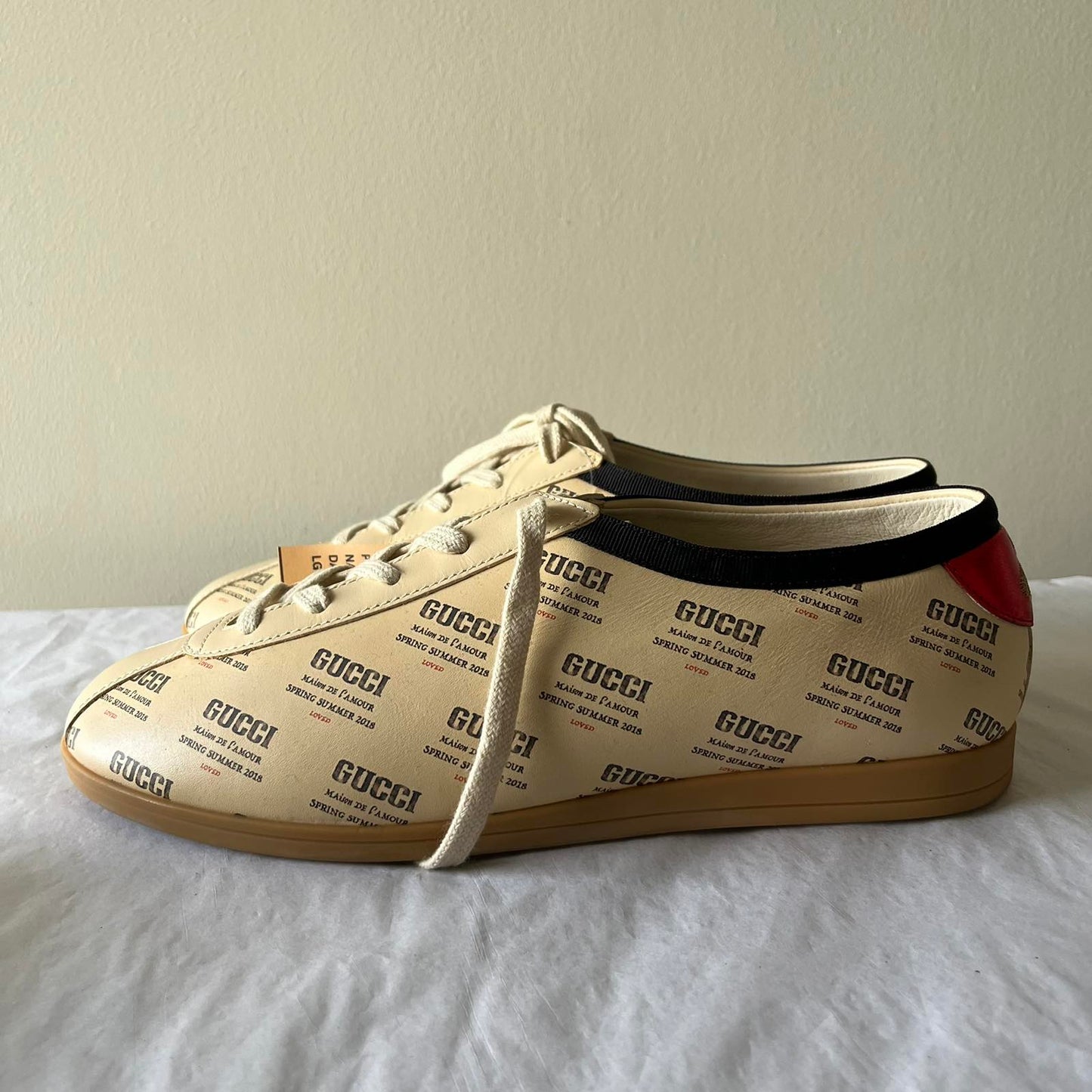 Gucci Falacer Shoes Beige - 6 1/2"