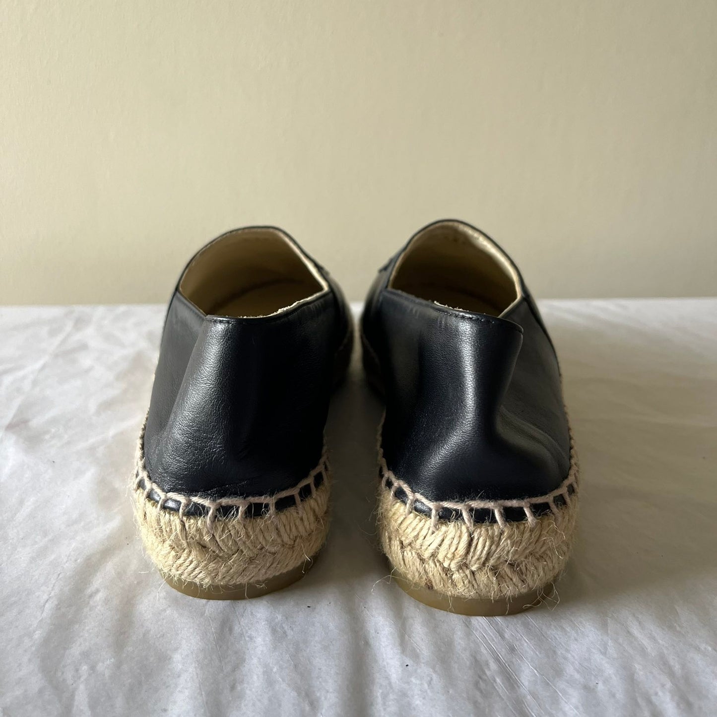 Chanel Espadrille Black – Size 36.5 Women