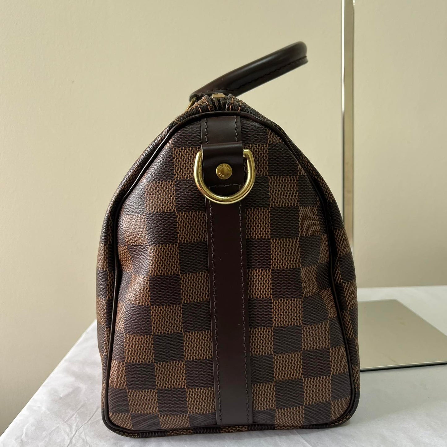 Louis Vuitton Speedy 25 Damier Ebene – 7.5"H x 10.2"L x 5.9"W