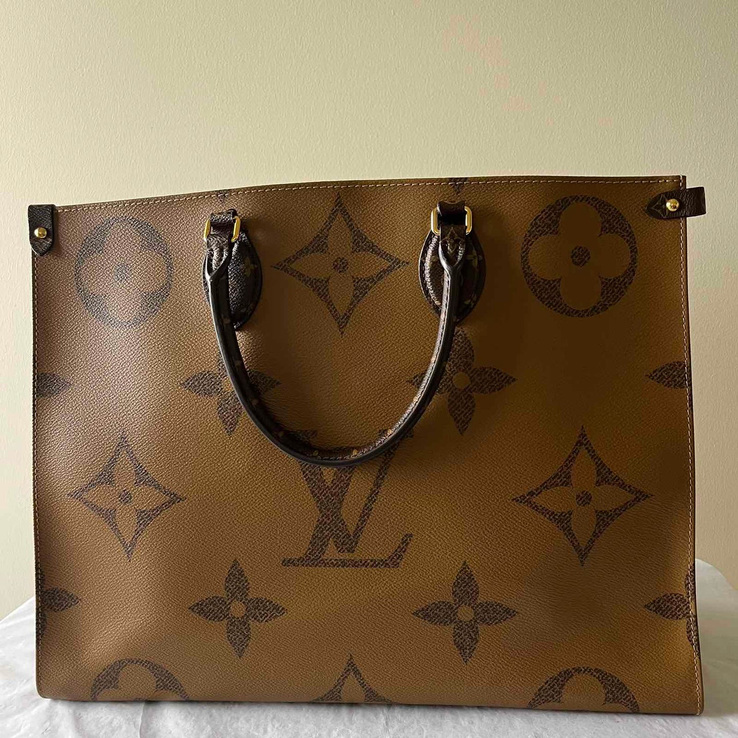 Louis Vuitton OnTheGo Monogram Canvas – 13.4"H x 16.1"L x 7.5"W