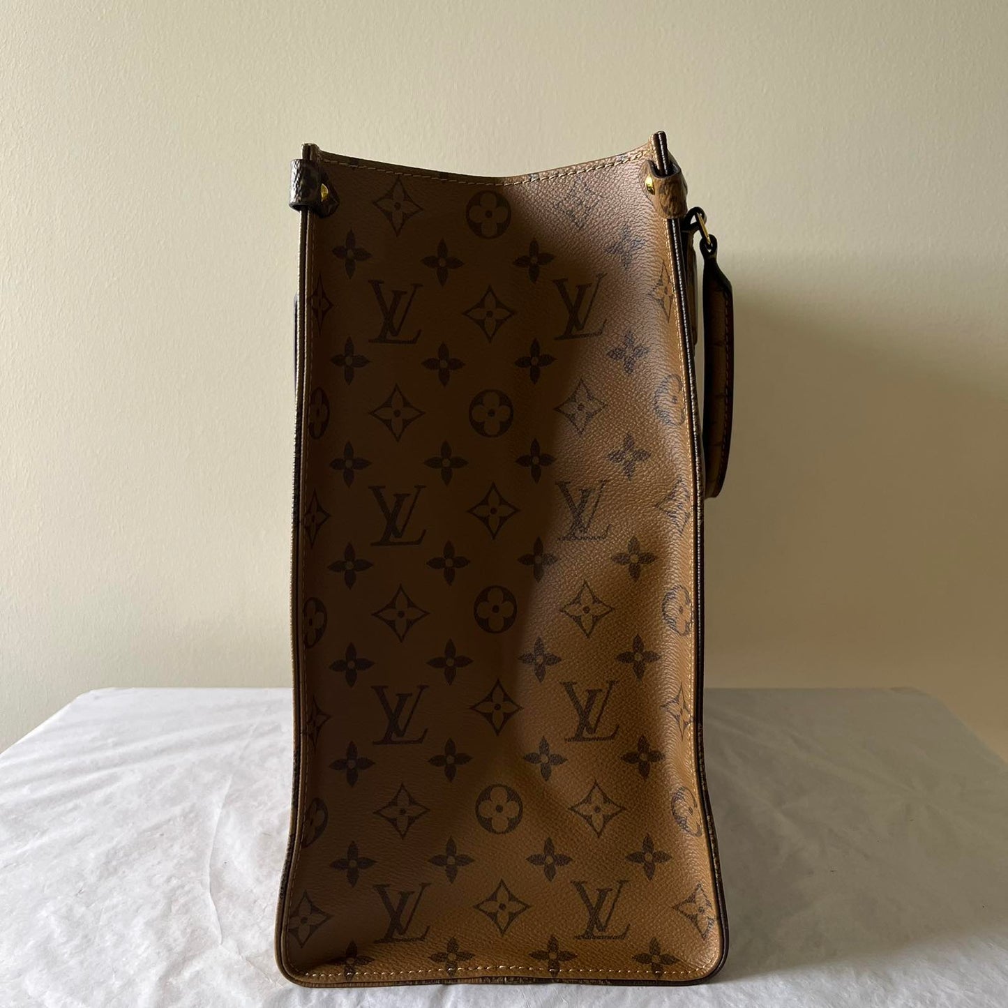 Louis Vuitton OnTheGo Monogram Canvas – 13.4"H x 16.1"L x 7.5"W