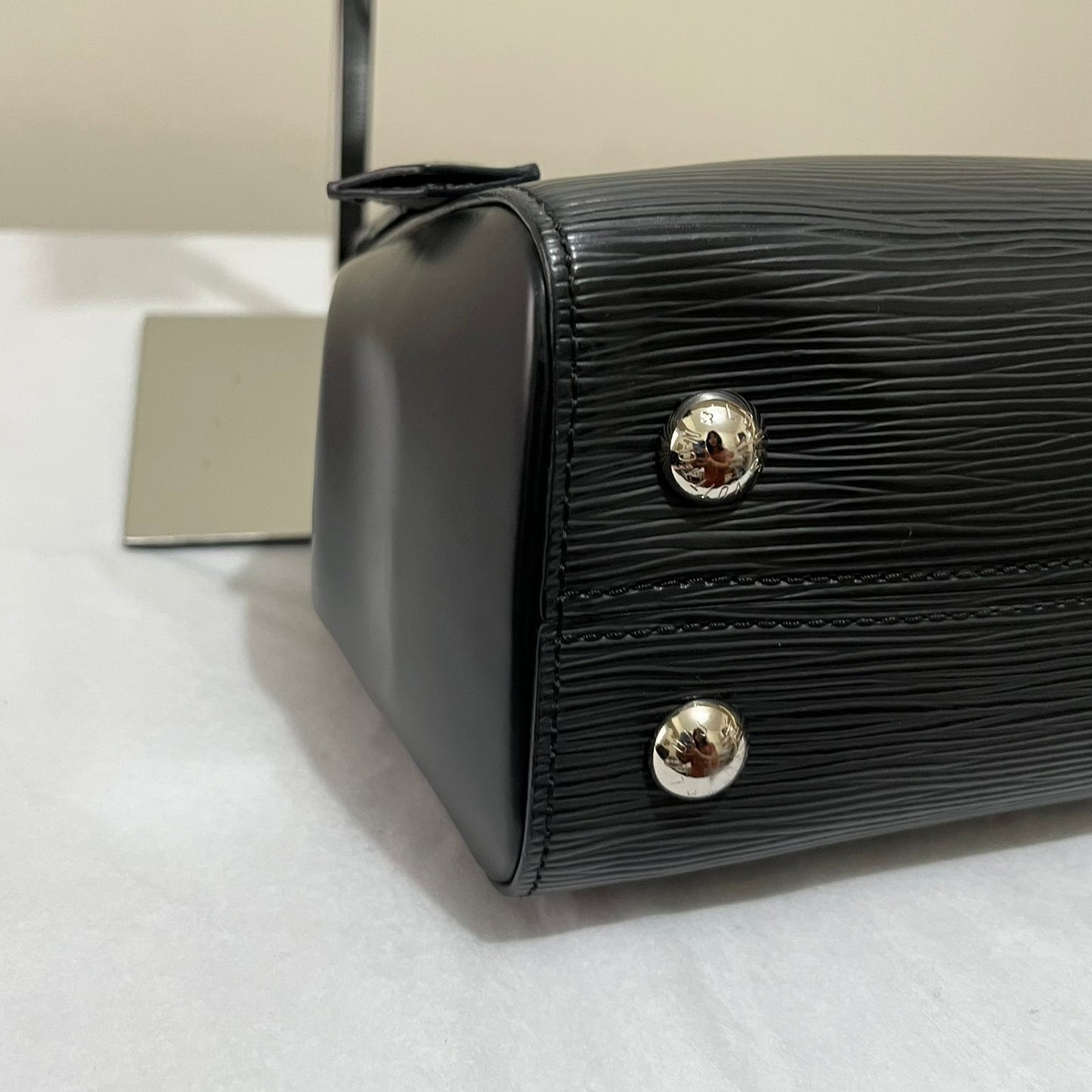 Louis Vuitton Cluny MM Black Epi – 10.2"H x 12.6"L x 4.7"W