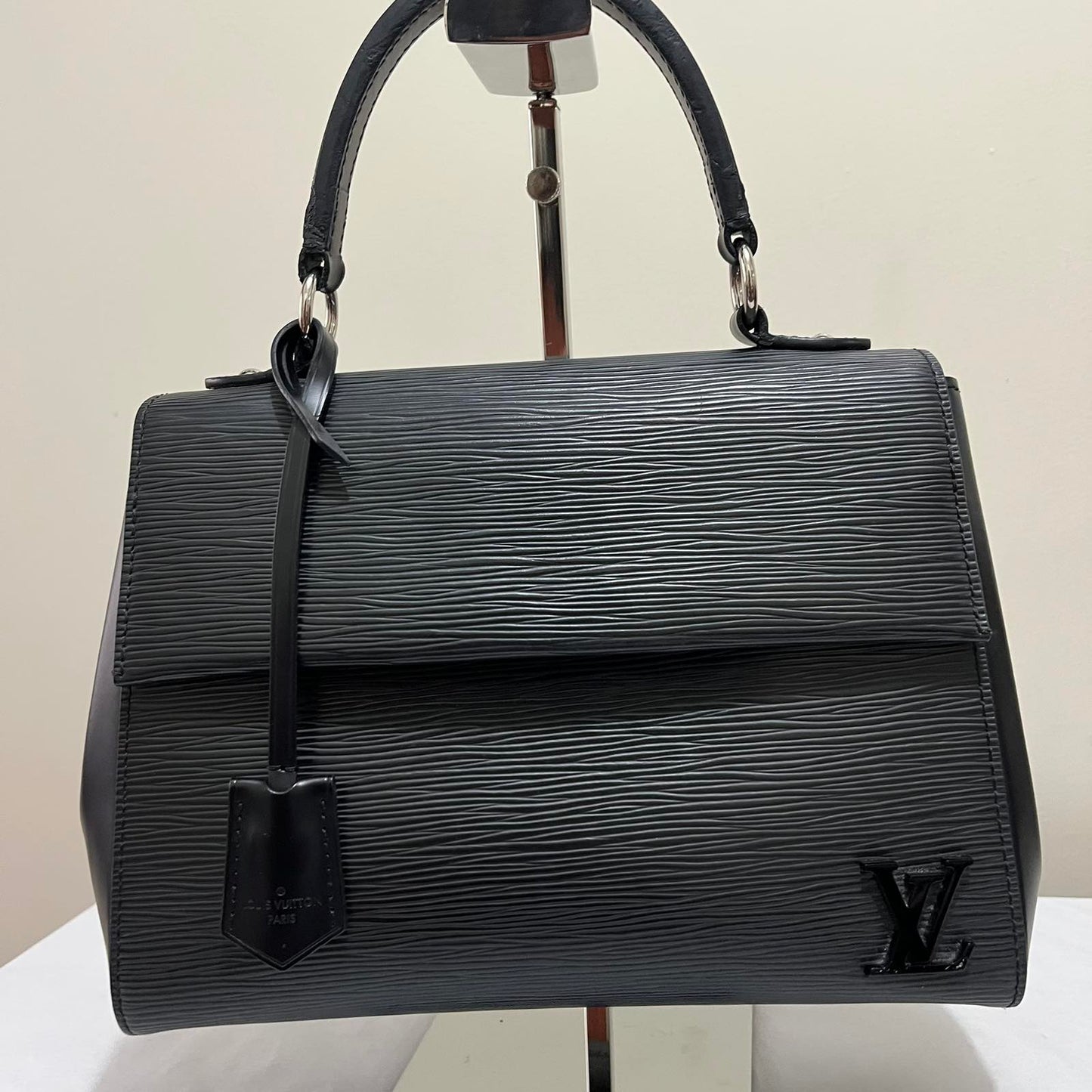 Louis Vuitton Cluny MM Black Epi – 10.2"H x 12.6"L x 4.7"W