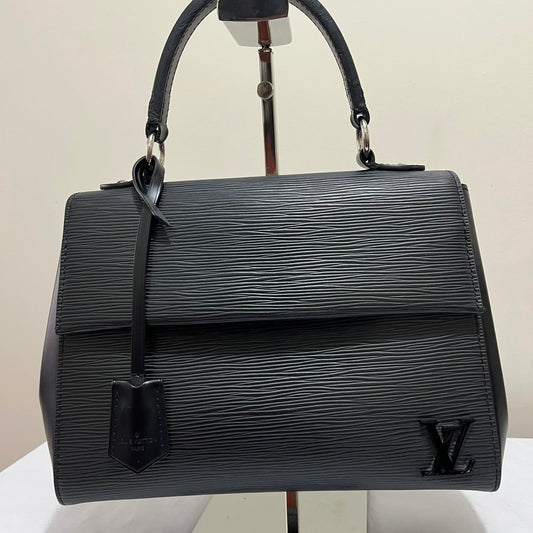 Louis Vuitton Cluny MM Black Epi – 10.2"H x 12.6"L x 4.7"W