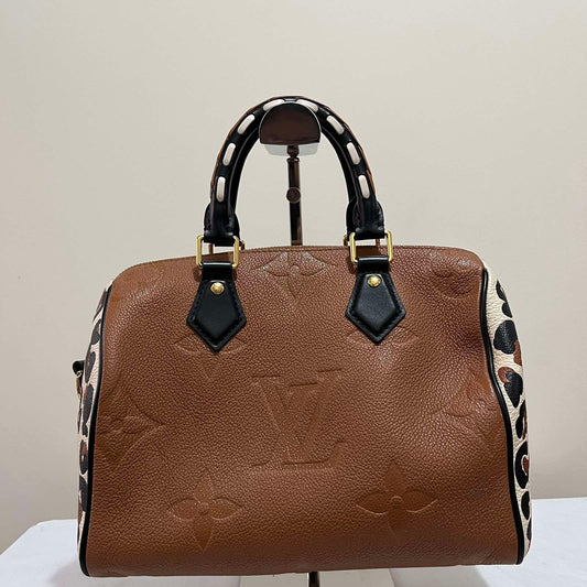 Louis Vuitton Speedy 25 Wild Brown – 7.5"H x 10.2"L x 5.9"W