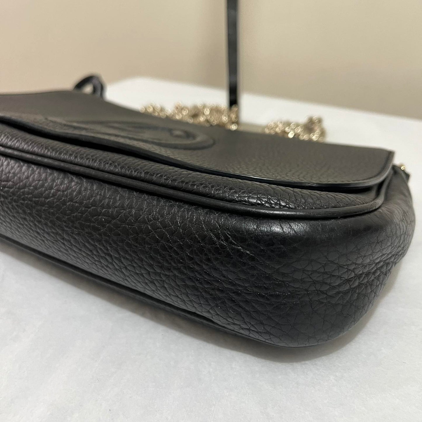 Gucci Soho Sling Bag – 6.7"H x 8.3"L x 2.8"W