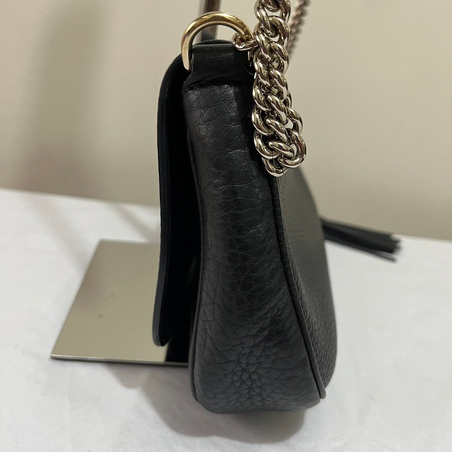 Gucci Soho Sling Bag – 6.7"H x 8.3"L x 2.8"W