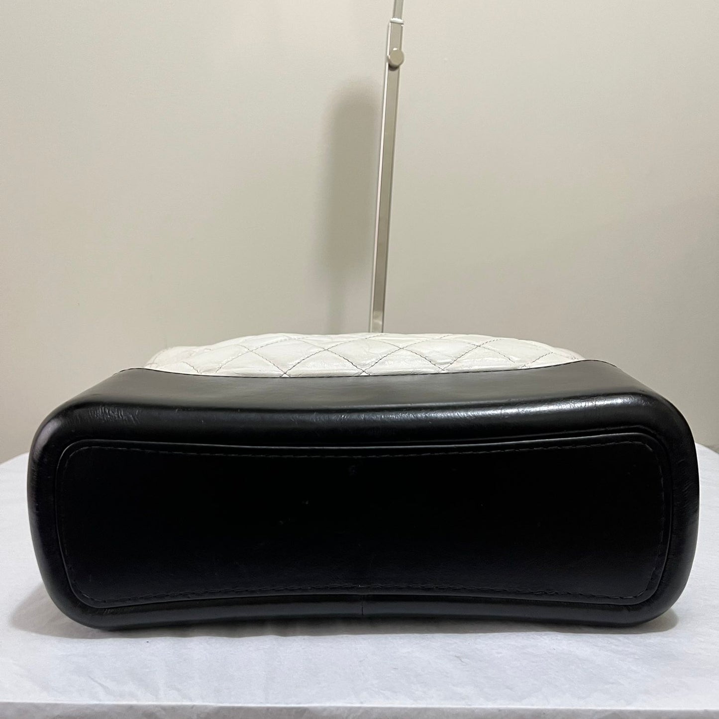 Chanel Gabrielle Medium Black and White – 8"H x 11"L x 3.5"W