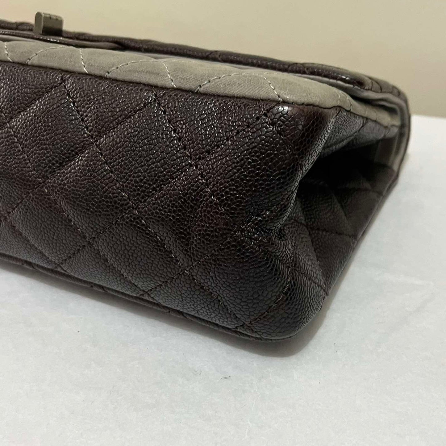 Chanel Reissue Flap Dark Brown – 6"H x 10"L x 2.5"W
