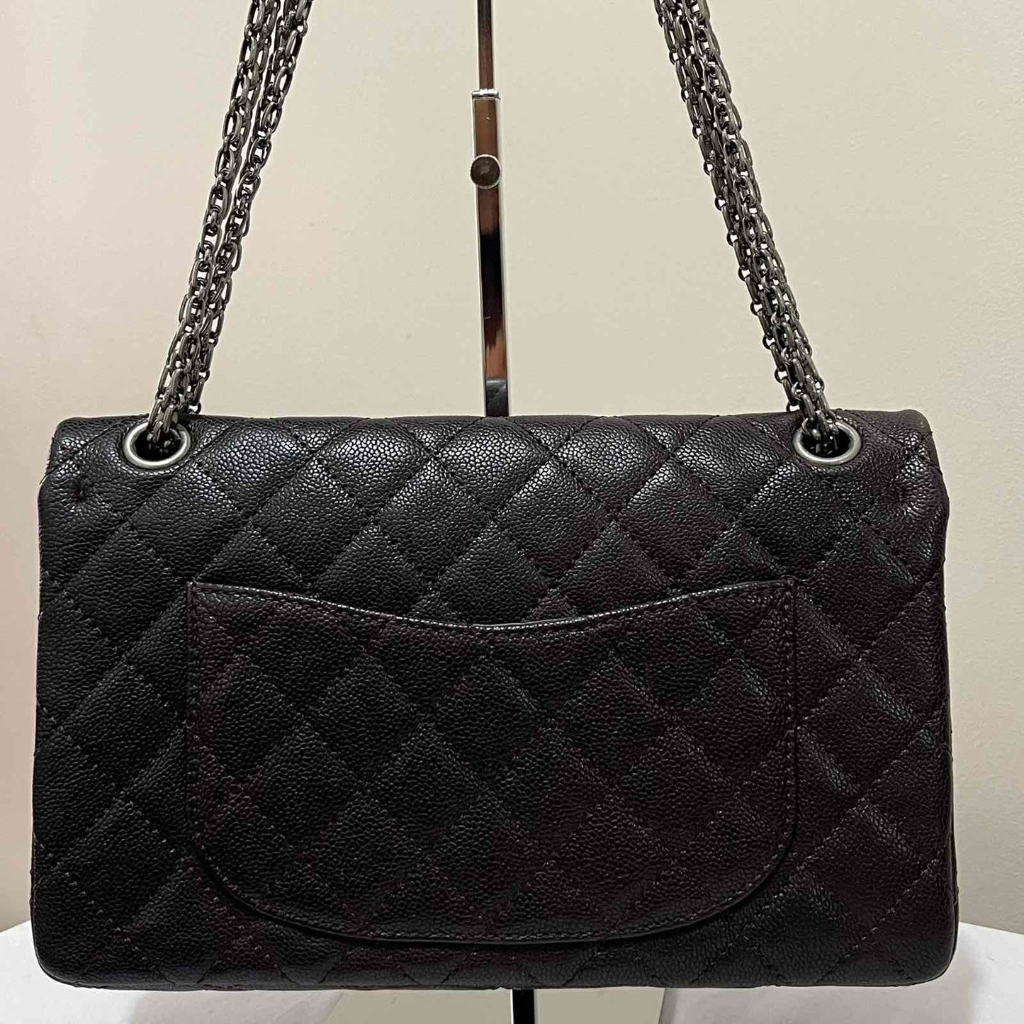 Chanel Reissue Flap Dark Brown – 6"H x 10"L x 2.5"W