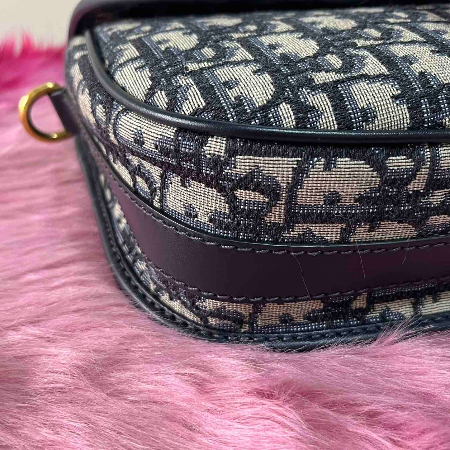 Dior Bobby Medium Monogram – 6.5"H x 8.9"L x 2.4"W