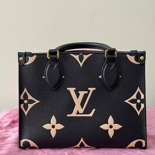 Louis Vuitton OnTheGo PM Black – 6.3"H x 9.8"L x 4.7"W