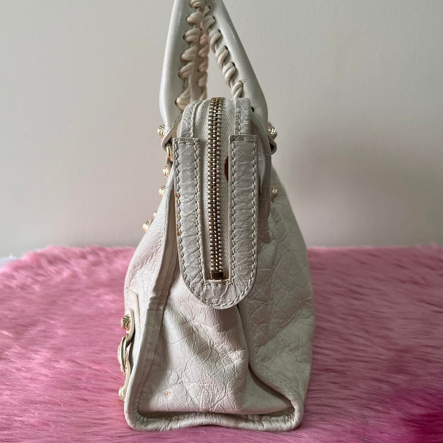 Balenciaga City Medium Off White – 10"H x 15"L x 5.5"W