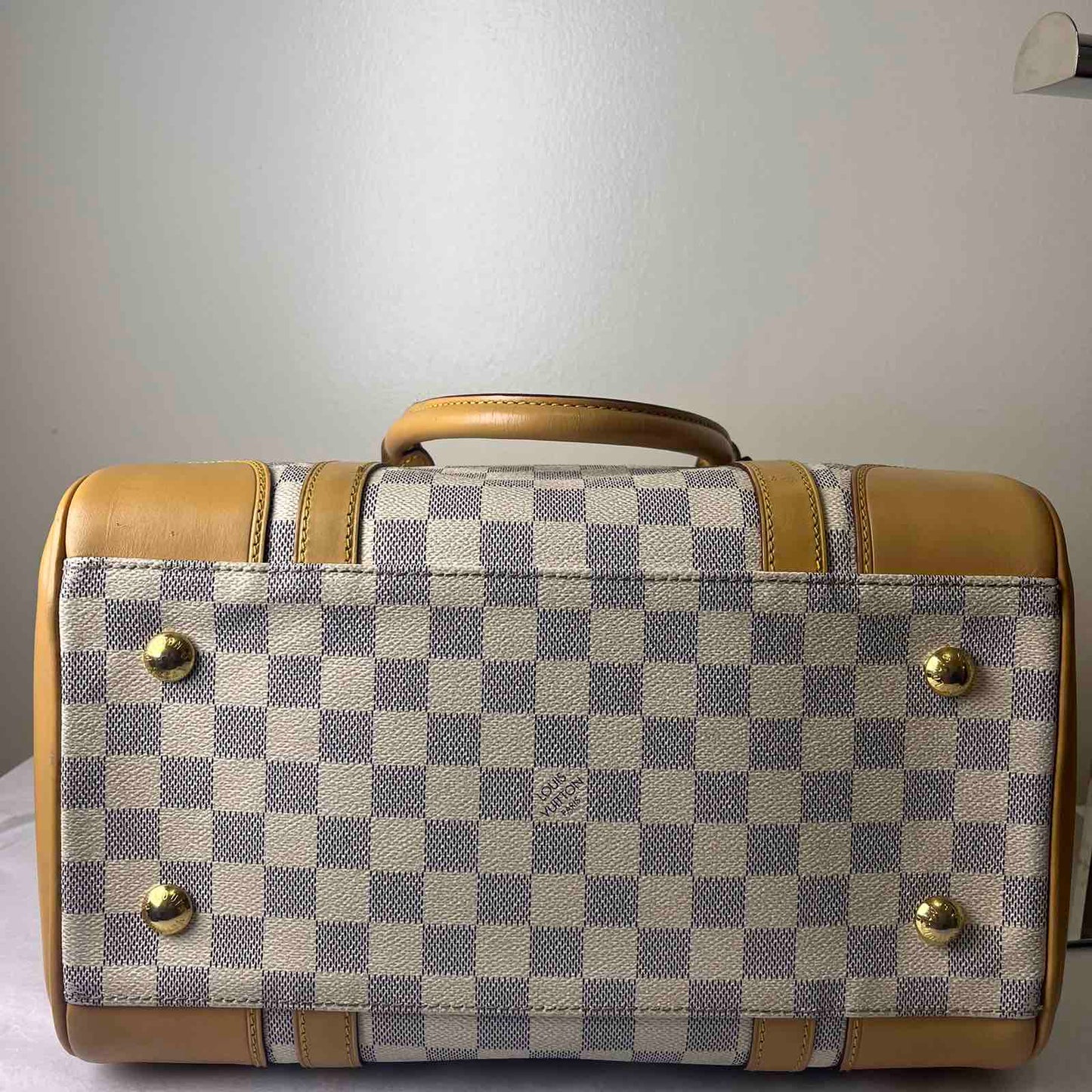 Louis Vuitton Berkeley Damier Azur – 9.4"H x 14.2"L x 7.1"W