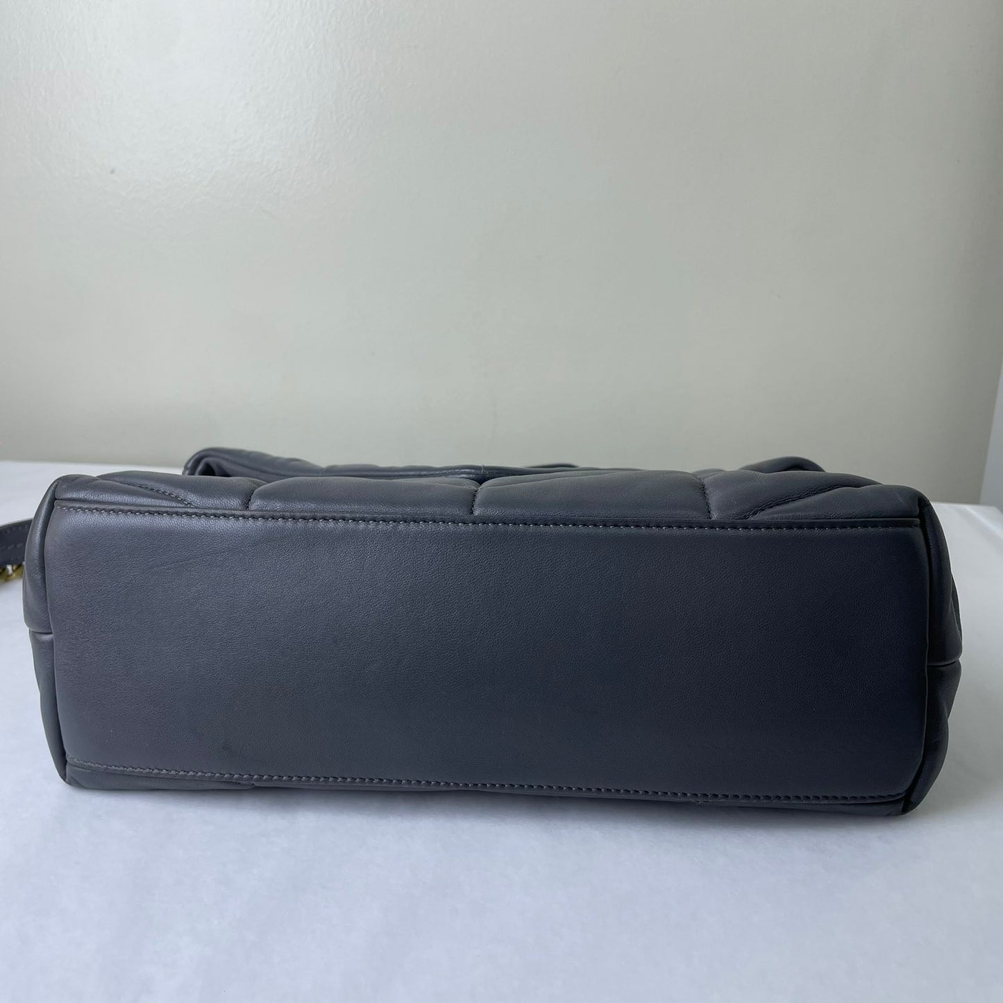 YSL Toy Loulou Medium Gray – 6"H x 9.1"L x 2.8"W